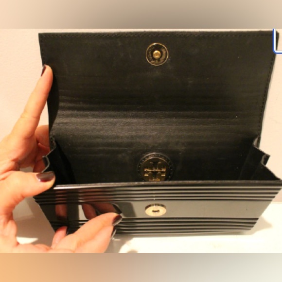 Tory Burch Black Acrylic Clutch - Picture 2 of 6